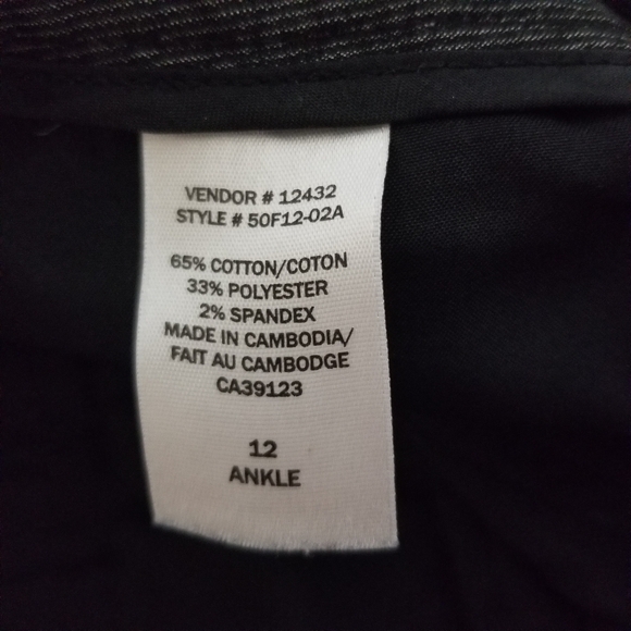 Northern Reflections "town" ankle pants with pockets in size 12 - Picture 5 of 14